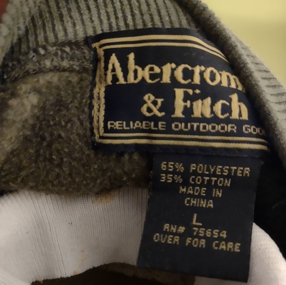 Abercrombie & Fitch crew neck sweatshirt, large - Picture 2 of 3